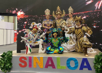 Reinas del Carnaval de Mazatlán presentes en la 47 edición del Tianguis Turístico