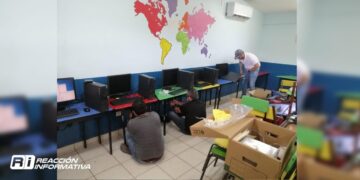 Intensifica SEPyC mantenimiento a aulas de medios en 100 planteles