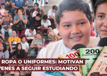 Para ropa o uniformes: Con becas motivan a jóvenes a seguir “echándole” ganas a la escuela