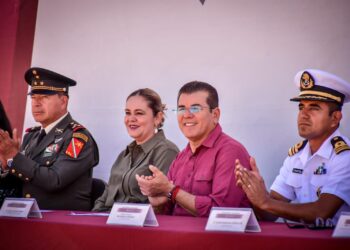 Gobierno de Mazatlán realizó Lunes Cívico en la secundaria “Nueva Creación” en Santa Teresa