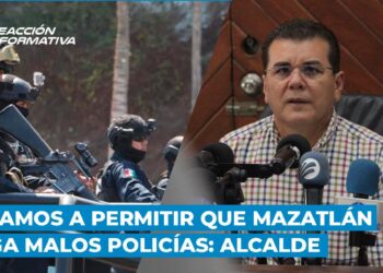 No vamos a permitir que Mazatlán tenga malos policías: Alcalde