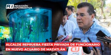 Alcalde reprueba fiesta privada de funcionario en nuevo Acuario de Mazatlán