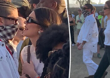 Bad Bunny y Kendall Jenner muestran su amor en Coachella