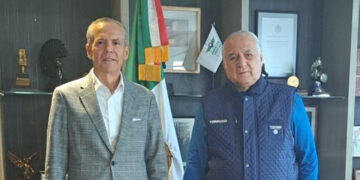 Alcalde Gerardo Vargas se reúne con el Secretario de Turismo Miguel Torruco