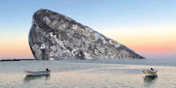 Ballena gris recorre 10 mil kilómetros desde Alaska