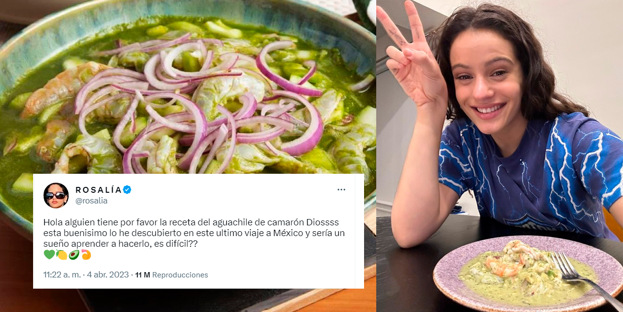 Este platillo mexicano conquistó a Rosalía y ahora ¡ya sabe como se  prepara! – Reacción Informativa