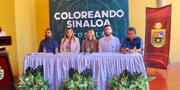Arranca el embellecimiento de Cosalá con Coloreando Sinaloa