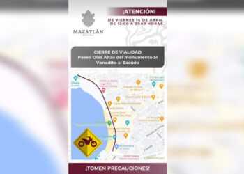 Por reunión de motociclistas, Paseo Olas Altas será cerrado a la circulación