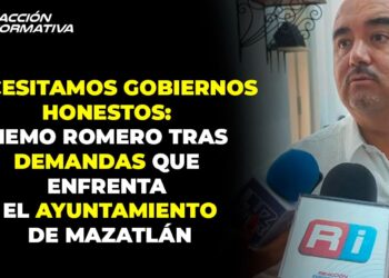 Necesitamos gobiernos honestos: Memo Romero tras demandas que enfrenta el ayuntamiento de Mazatlán