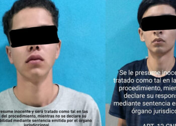 Agentes de la Policía Municipal logran la detención de dos hombres por la probable participación en el delito de robo de vehículo