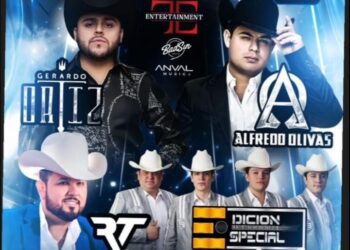 Roberto Tapia, Gerardo Ortiz, Alfredo Olivas juntos en Culiacán