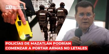 Policías de Mazatlán podrían comenzar a portar armas no letales: Alcalde por pelea entre civiles y tránsitos en Zona Dorada
