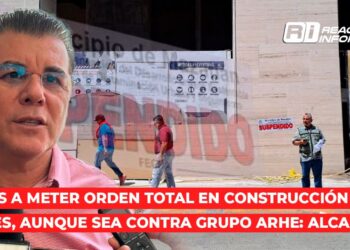 Vamos a meter orden total en construcción de torres, aunque sea contra Grupo Arhe: Alcalde