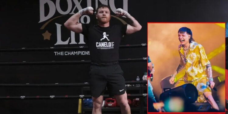 Peso Pluma se estrenará como comentarista de box en pelea Canelo vs Ryder