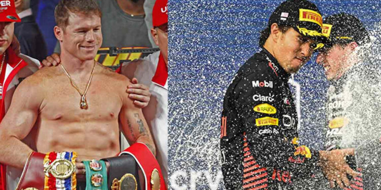 López Obrador felicita a ‘Canelo’ por su triunfo y a ‘Checo’ por su carrera en Miami