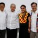 López Obrador supervisó obras en el Istmo de Tehuantepec en compañía de 3 gobernadores