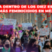 SINALOA dentro de los diez estados con más FEMINICIDIOS en México