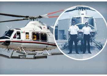 SEMAR encuentra cuerpos de los pilotos de helicóptero que se desplomó