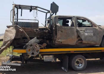 Explosión de mina en Apatzingán deja 8 soldados heridos