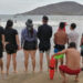 Elementos de la Policía Acuática ponen a salvo a siete personas que eran jaladas por el mar