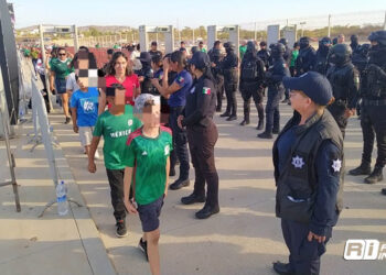 Positivo operativo implementado por el juego de México VS Guatemala en el Estadio Kraken en Mazatlán