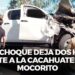 Fuerte choque deja dos heridos frente a la cacahuatera de Mocorito