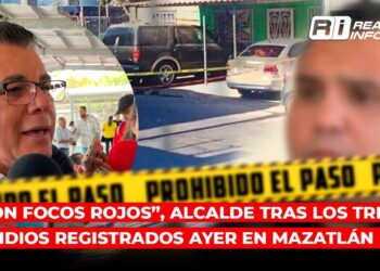 “No son focos rojos”, alcalde tras los tres homicidios registrados ayer en Mazatlán
