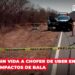 Localizan sin vida a chofer de Uber en la carretera Pericos-Badiraguato; tenía tres impactos de bala