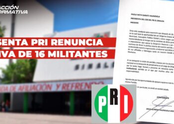 Presenta PRI renuncia masiva de 16 militantes