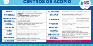 INVITA DIF SINALOA A LOS SINALOENSES A DONAR AGUA PARA CONSUMO HUMANO EN AQUATON 2023