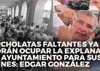 Corcholatas faltantes ya no podrán ocupar la explanada del ayuntamiento para sus mítines