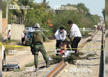 Se lo llevó el tren y lo parte en dos; los hechos en la Madero al sur de Mazatlán