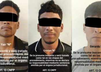 Elementos de la Policía Municipal logran la detención de tres personas por la probable participación en el delito de robo a comercio