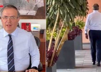 Así fue el último día de Marcelo Ebrard en la oficina de Relaciones Exteriores