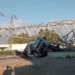 Tráiler choca y derriba torre de electricidad en la Lechería-Texcoco; el conductor murió