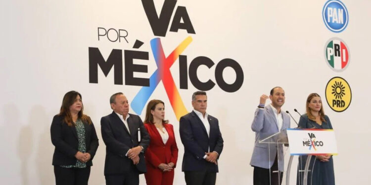 Va por México prevé elección abierta con urna simulada como método para elegir candidato presidencial