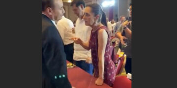 “No me voy a meter, es normal”: AMLO minimiza video de Sheinbaum reclamando a Durazo