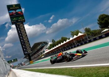 Checo Pérez, tras terminar cuarto en España: “En la primera vuelta no arriesgamos de más pensando en los puntos”