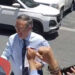 Marcelo Ebrard llega a Palacio Nacional para entregar su renuncia a AMLO como canciller