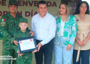 Bruno cumple su sueño de ser ‘Soldado por un día’, por parte de la SEDENA