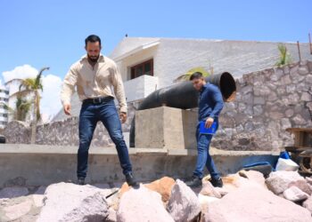 Vertimiento hacia el mar es acumulación de agua pluvial y no de aguas negras: Gobierno de Mazatlán
