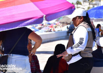 Oficialía Mayor mantiene activo operativo de inspección y vigilancia en zona de playas en esta temporada vacacional