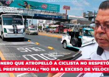 Camionero que atropelló a ciclista NO respetó carril preferencial; “no iba a exceso de velocidad”: Tránsito Municipal