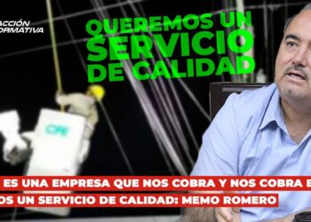 La CFE es una empresa que nos cobra y nos cobra bien; pedimos un servicio de calidad: Memo Romero