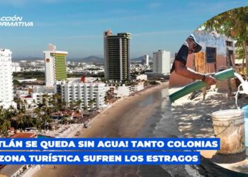 ¡Mazatlán se queda sin agua! Tanto colonias como zona turística sufren los estragos