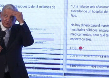 “¡Eso sí calienta!”; AMLO exhibe a Felipe Calderón por retuit en donde escribe “HDS”