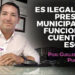 Es ilegal que el presidente municipal y sus funcionarios cuenten con escoltas Por: Guillermo Quintana Pucheta