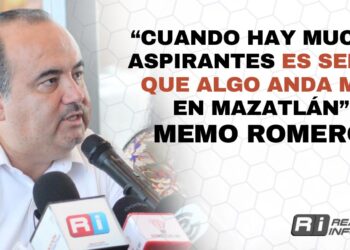 “Cuando hay muchos aspirantes es señal que algo anda mal en Mazatlán”: Memo Romero