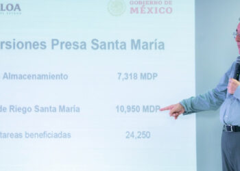 La inversión en obra hidráulica realizada en este sexenio no tiene precedentes: Rocha Moya