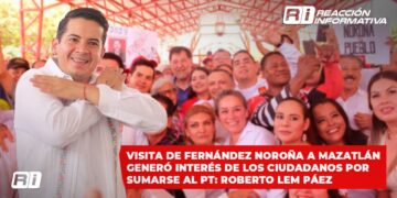 Visita de Fernández Noroña a Mazatlán generó interés de los ciudadanos por sumarse al PT: Roberto Lem Páez